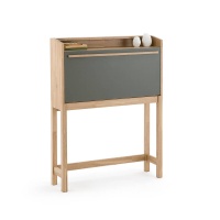 Стол Письменный-секретэр Bilal единый размер каштановый LA REDOUTE INTERIEURS  фото, kupilegko.ru